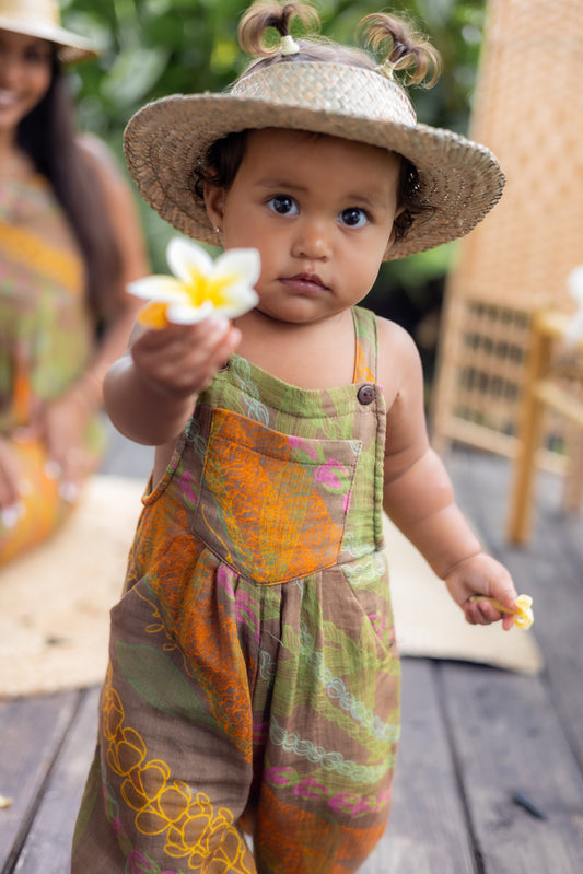 Keiki Starlye Overalls Multi Lei