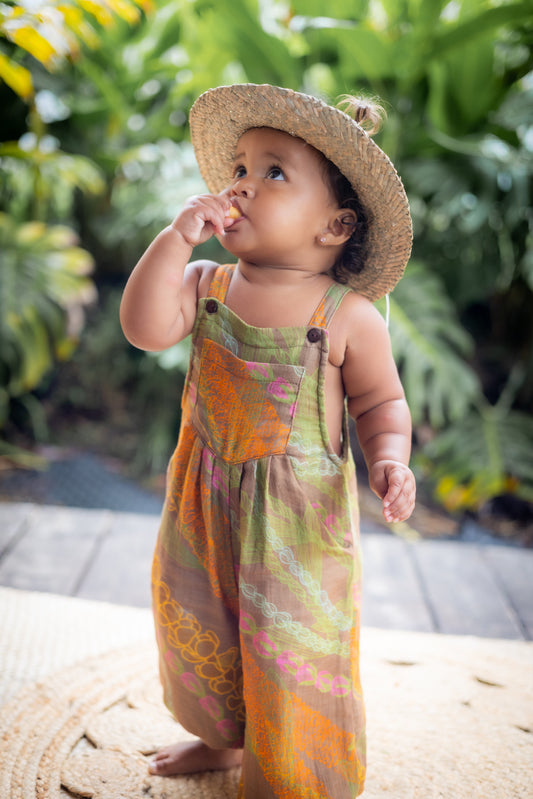 Keiki Starlye Overalls Multi Lei